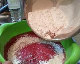 Φωτογραφία βήματος 1 της συνταγής Red velvet brownies με τυρί