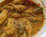 A picture of step 4 of Masala Tindora (Ivy Gourd) with Potatoes.