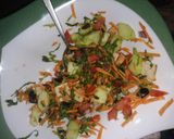 A picture of step 3 of Eastern Mediterranean salad.