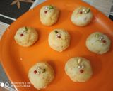 A picture of step 3 of Dessicated Coconut ladoo.
