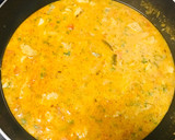A picture of step 7 of Fish fillet curry.