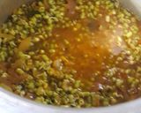 A picture of step 4 of Barnyard Milet (Bhagar) Mung bean papadi chat.