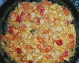 Foto del paso 6 de la receta: Barquitas cremosas de pollo y verduras gratinadas