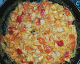 Foto del paso 6 de la receta: Barquitas cremosas de pollo y verduras gratinadas