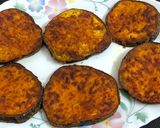 A picture of step 6 of Baingan (Brinjal) Tawa Fry.