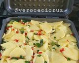 Foto del paso 6 de la receta: Mil hojas de papa, rellena con jamón y queso