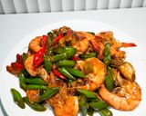 Foto langkah ke 6 dari resep Tumis udang buncis.