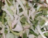 A picture of step 1 of Chinese pakoray.