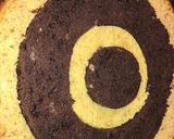 A picture of step 5 of Chocolate Illusion Cake.
