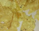 A picture of step 1 of Papad chaat.
