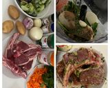 Une image de l'étape 1 de CÔTELETTE D’AGNEAU MARINÉ AU PERSIL FRAIS & LÉGUMES SAUTÉS.