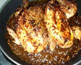 A picture of step 3 of Patakha chicken.