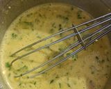 A picture of step 2 of Besan dosa.