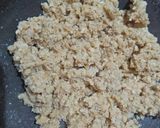 A picture of step 3 of Mawa Coconut laddu.