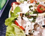 Une image de l'étape 4 de Salade fraîcheur et nugget's croustillants.
