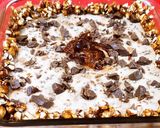 A picture of step 6 of Bournvita pudding.