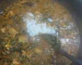 A picture of step 5 of Paneer green peas methi malai.