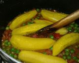 A picture of step 7 of Matoke with peas #local food contest _Nairobi North.