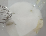Foto del paso 1 de la receta: Bizcocho de chocolate blanco y coco 🥥🍴