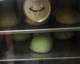 Foto langkah ke 6 dari resep Roti pandan isi kacang hijau.
