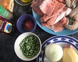 Foto del paso 1 de la receta Guisadito de galeras y salmón