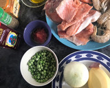 Foto del paso 1 de la receta: Guisadito de galeras y salmón