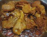 A picture of step 5 of Chicken kosha.