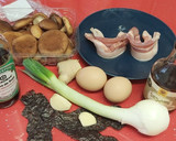 Foto del paso 1 de la receta: 🍜 Ramen, con shiitake y panceta