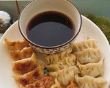 Hình bước làm 8 của món Há cảo Gyoza Nhật Bản