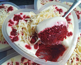 Gambar langkah 12 resipi Kek Red Velvet Cheese Leleh.
