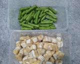 Foto langkah ke 1 dari resep Oseng Tempe Gembus dan Buncis.