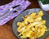 Foto del paso 6 de la receta: Pollo al curry con piña y queso: En 5 minutos en el estuche de vapor Lékué