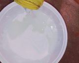 A picture of step 1 of Karachi Halwa🍮.