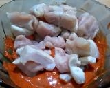 A picture of step 1 of Spicy chicken tikka biryani.
