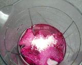 Foto langkah ke 2 dari resep Puding Buah Naga w/ Cream Cheese.