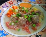 Foto langkah ke 7 dari resep Soto daging betawi (pake susu).