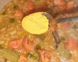A picture of step 3 of Chicken Machboos.
