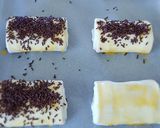 A picture of step 2 of Pisang Bolen (Banana with Chocolate Cheese Pastry).