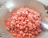 A picture of step 6 of Dhaba style Rajma masala kidney beans masala.