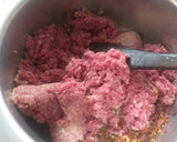 A picture of step 3 of Minced Meat n Egg#Theme Challenge.