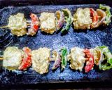 A picture of step 7 of Paneer Makhmali Tikka.