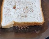 A picture of step 2 of Bread vegetable Sandwich for kids.