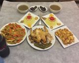 صورة لخطوة 6 من وصفة دجاج مشوي وشوربة فريكة وخضار مشويه 😋