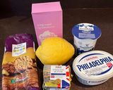 A picture of step 1 of Italian lemon cheesecake.