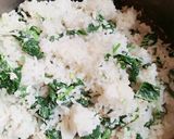 A picture of step 5 of Spinach Rice.