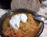 Húsos káposzta füstölt kolbásszal recept fázis 8 fotója