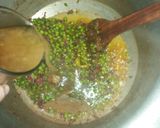 A picture of step 10 of (Camel Stock) Matar Pulao😋😋😋.