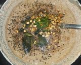 A picture of step 2 of Ragi idli.