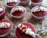 Foto del paso 15 de la receta: Magdalenas Red Velvet con ganache de chocolate blanco