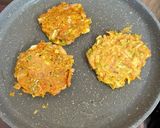 A picture of step 2 of Cabbage Pancake { Gluten Free & Vegan }.